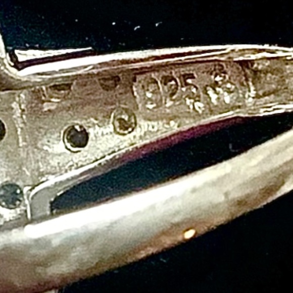 🌸Beautiful Sterling Silver Filigree Pink Cz Ring - Picture 9 of 12